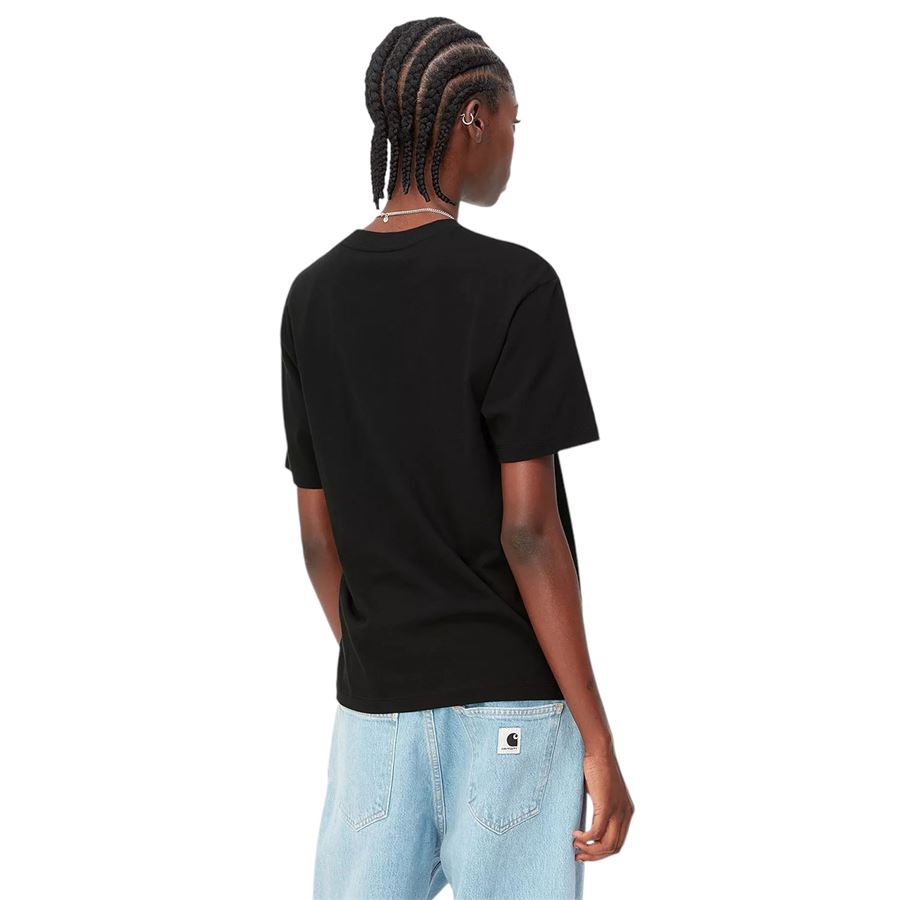 W' S/S Script Embroidery T-Shirt da donna Carhartt WIP | I0322930D2XX